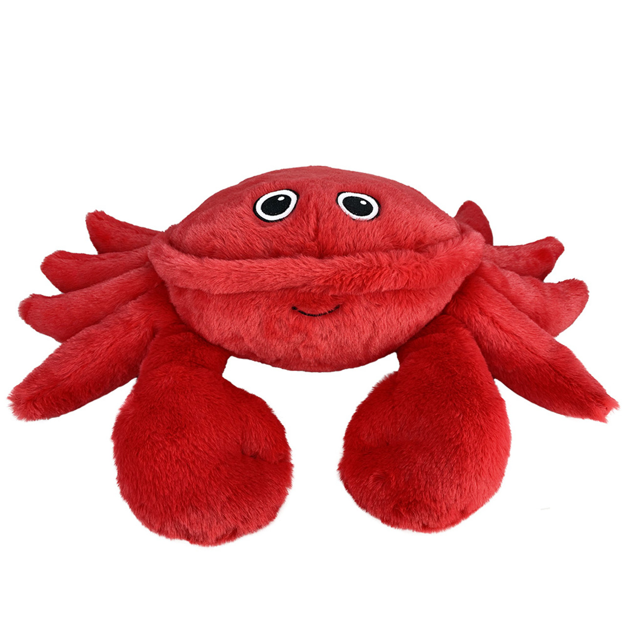 Pet Envy Jumbo Crab Plush Dog Toy - Front