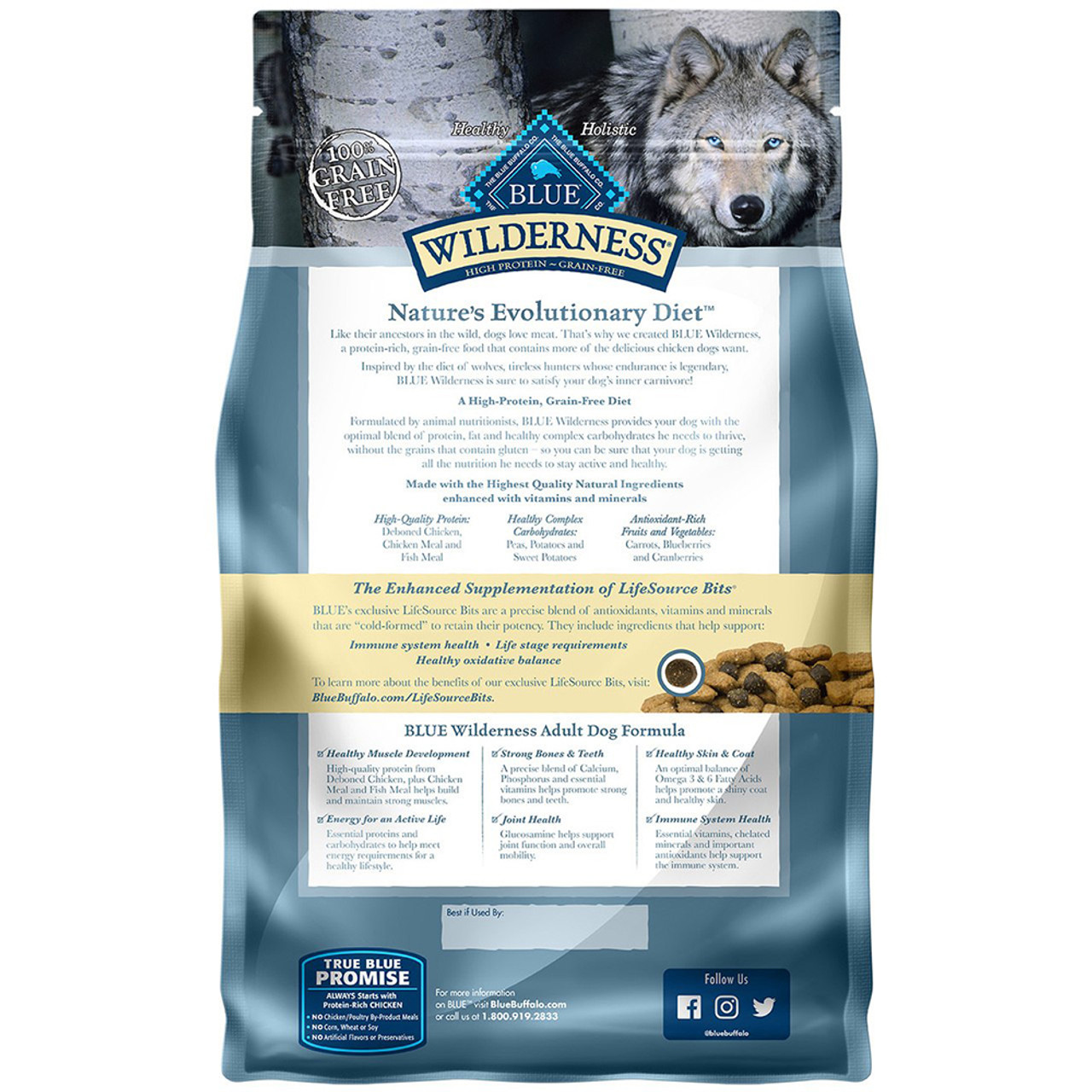 wilderness chicken dog food