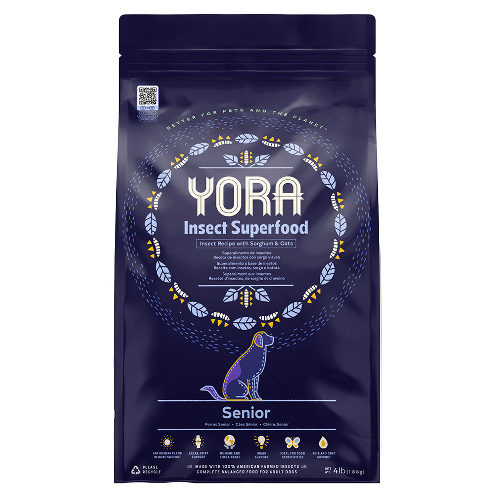 Yora Insect Superfood Recipe w/ & Oats Senior Dry Dog Food