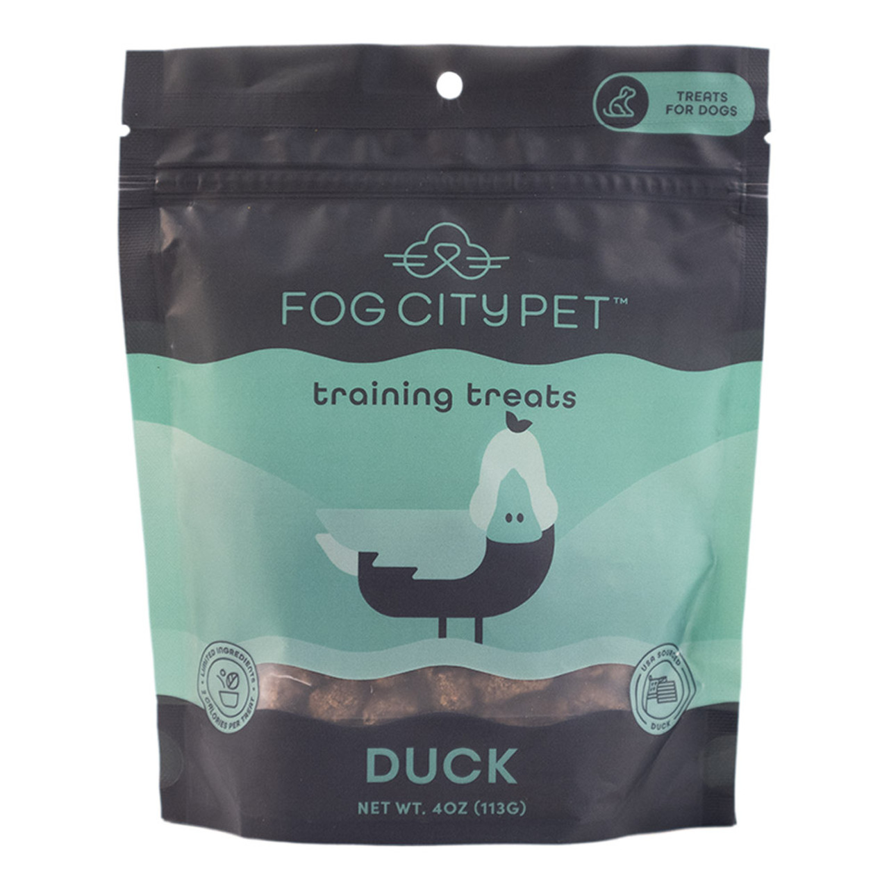 Fog City Pet Duck Recipe Air-Dried Training Dog Treats - Front