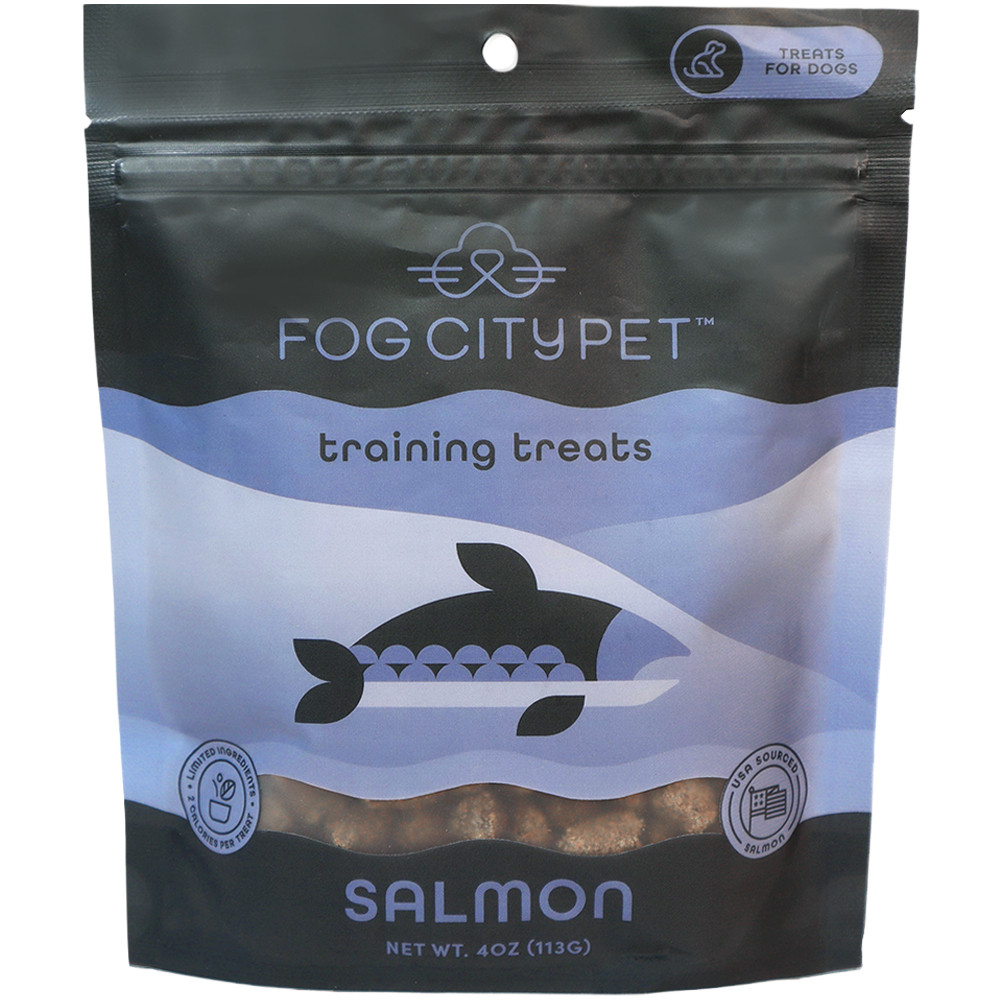Fog City Pet Salmon Recipe Air-Dried Training Dog Treats - Front