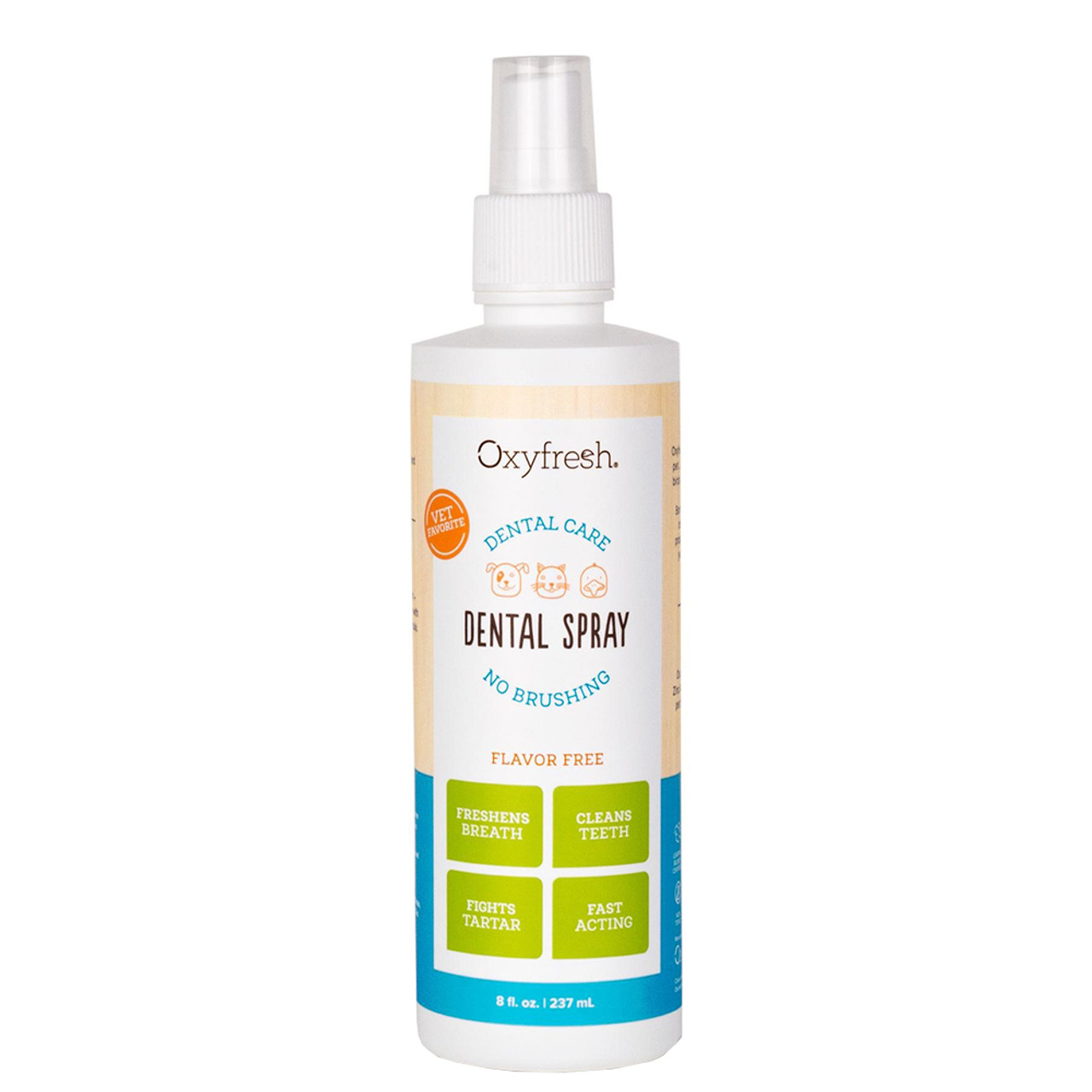 Oxyfresh Dental Care No Brushing Dental Spray for Dogs & Cats - Front
