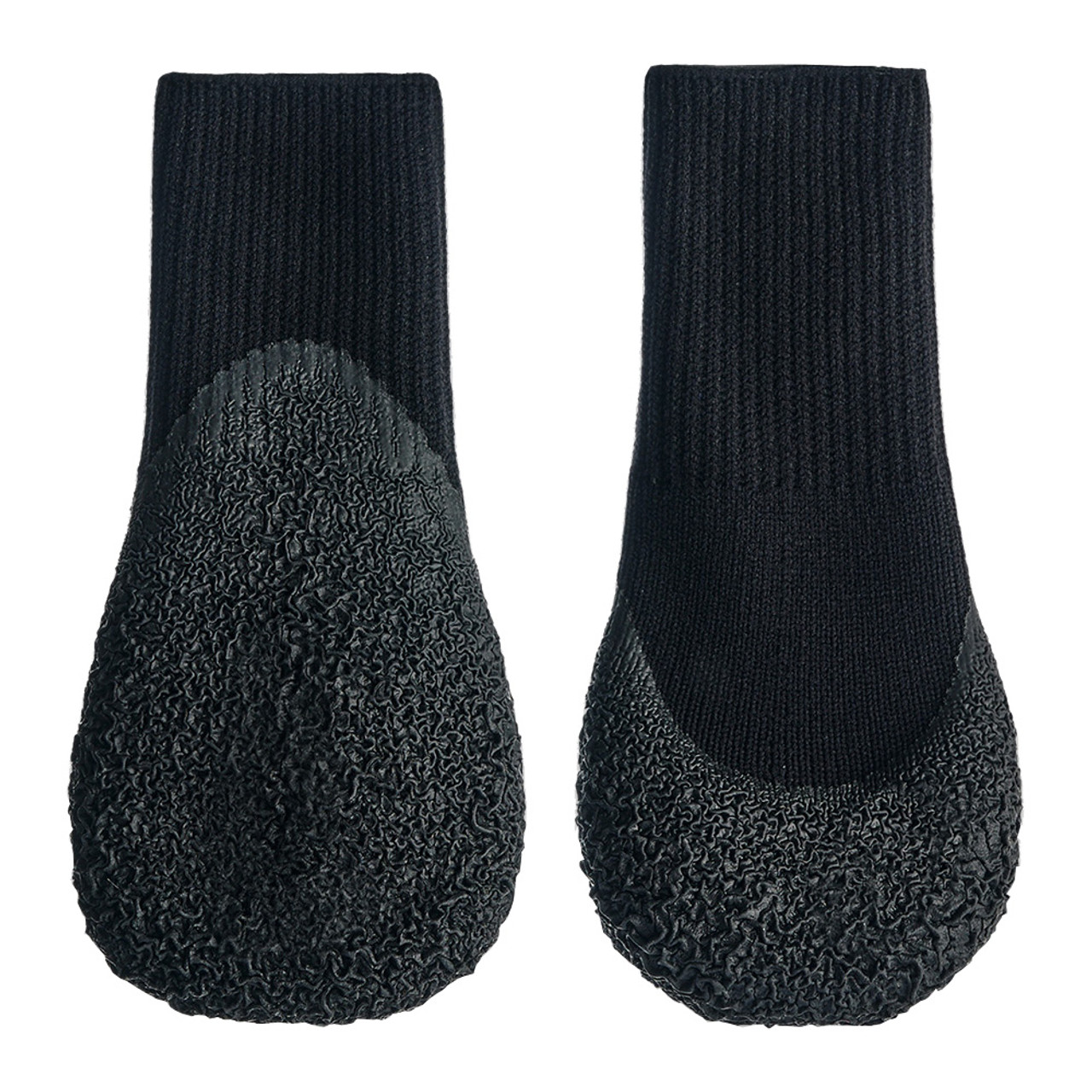 Goo-eez Black Lites Dog Booties, 4-Pack - Front/Back