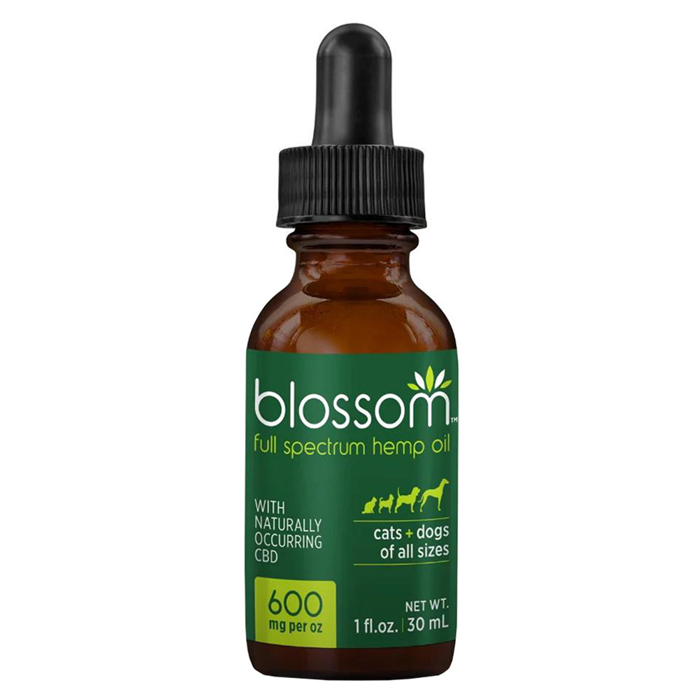 Blossom Full Spectrum Hemp Oil w/ Naturally Occurring CBD for Dogs