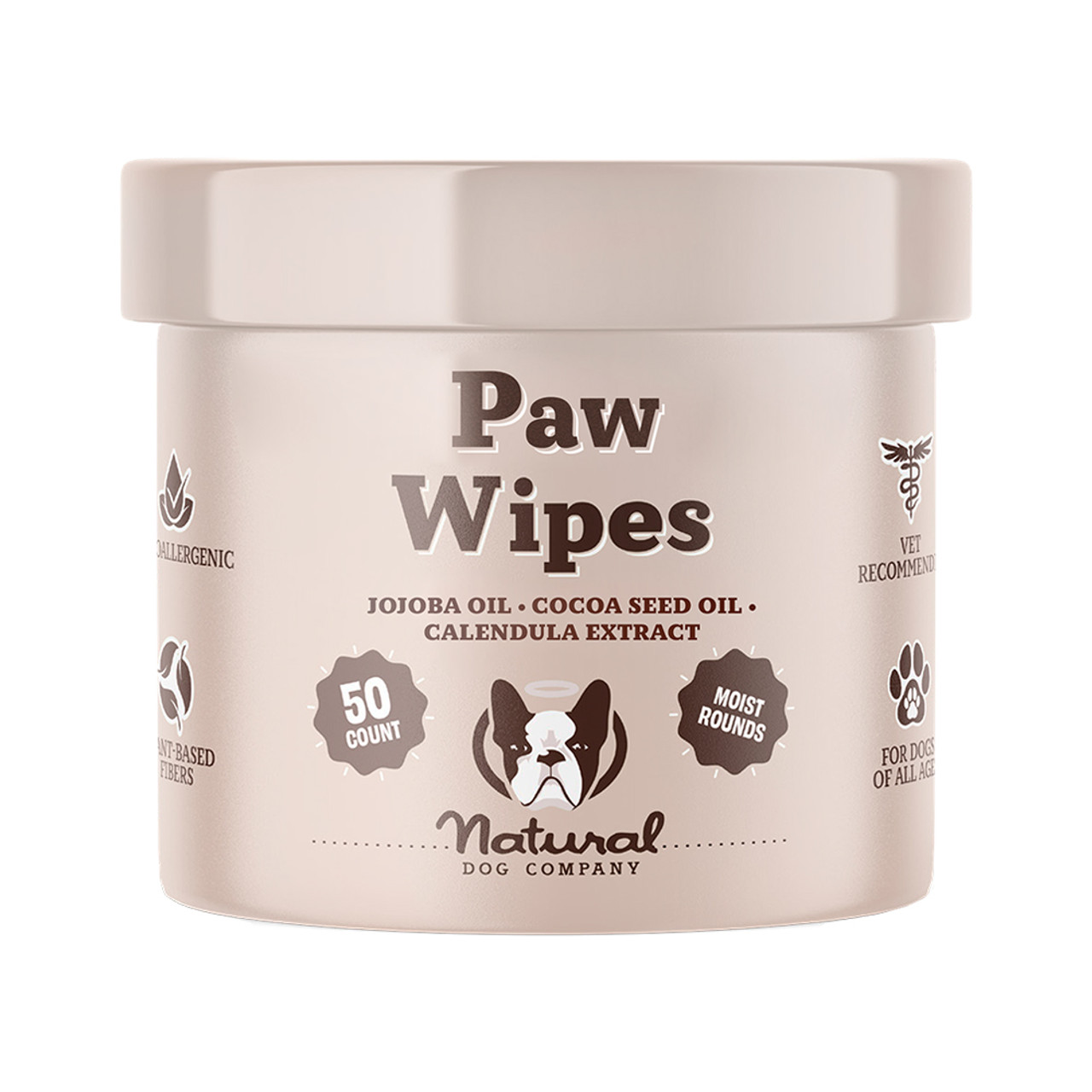 Natural Dog Company Paw Wipes for Dogs