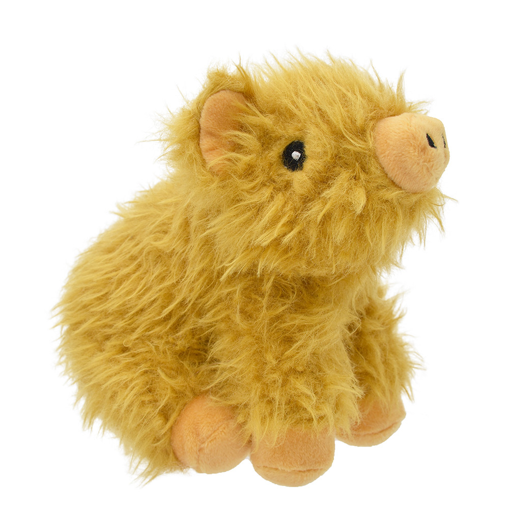 Fetch Your Own Adventure Yellow Piglet Soft Plush Dog Toy - Front, Mini