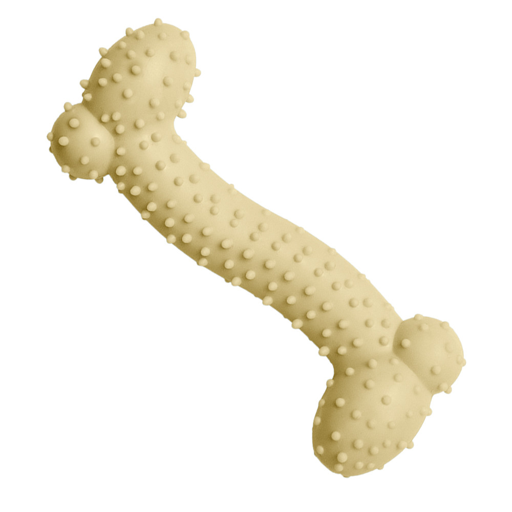 Snugarooz Lil Baby Yellow Bone Small Dog Toy - Front