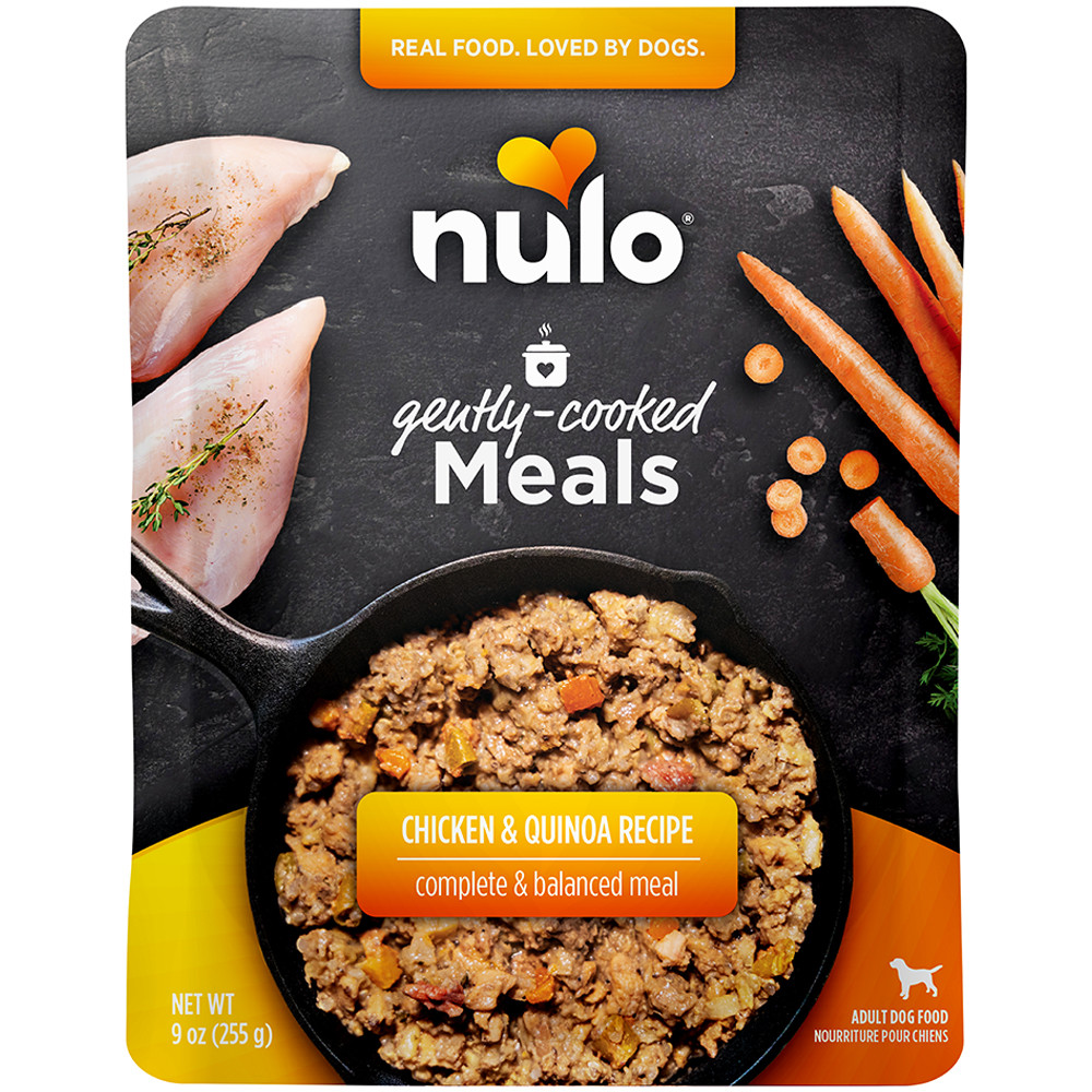 Nulo Gently Cooked Meals Chicken & Quinoa Recipe Adult Dog Food - Front