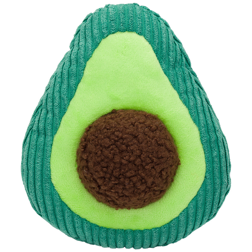 Fog City Pet 2-in-1 Avocado Plush Dog Toy - Front
