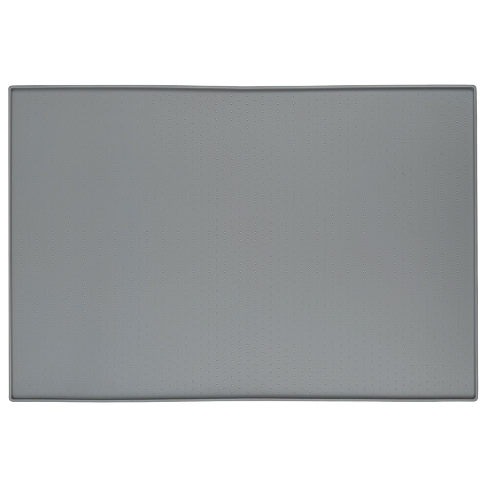 Fog City Pet Grey Silicon Food Mat - Front 