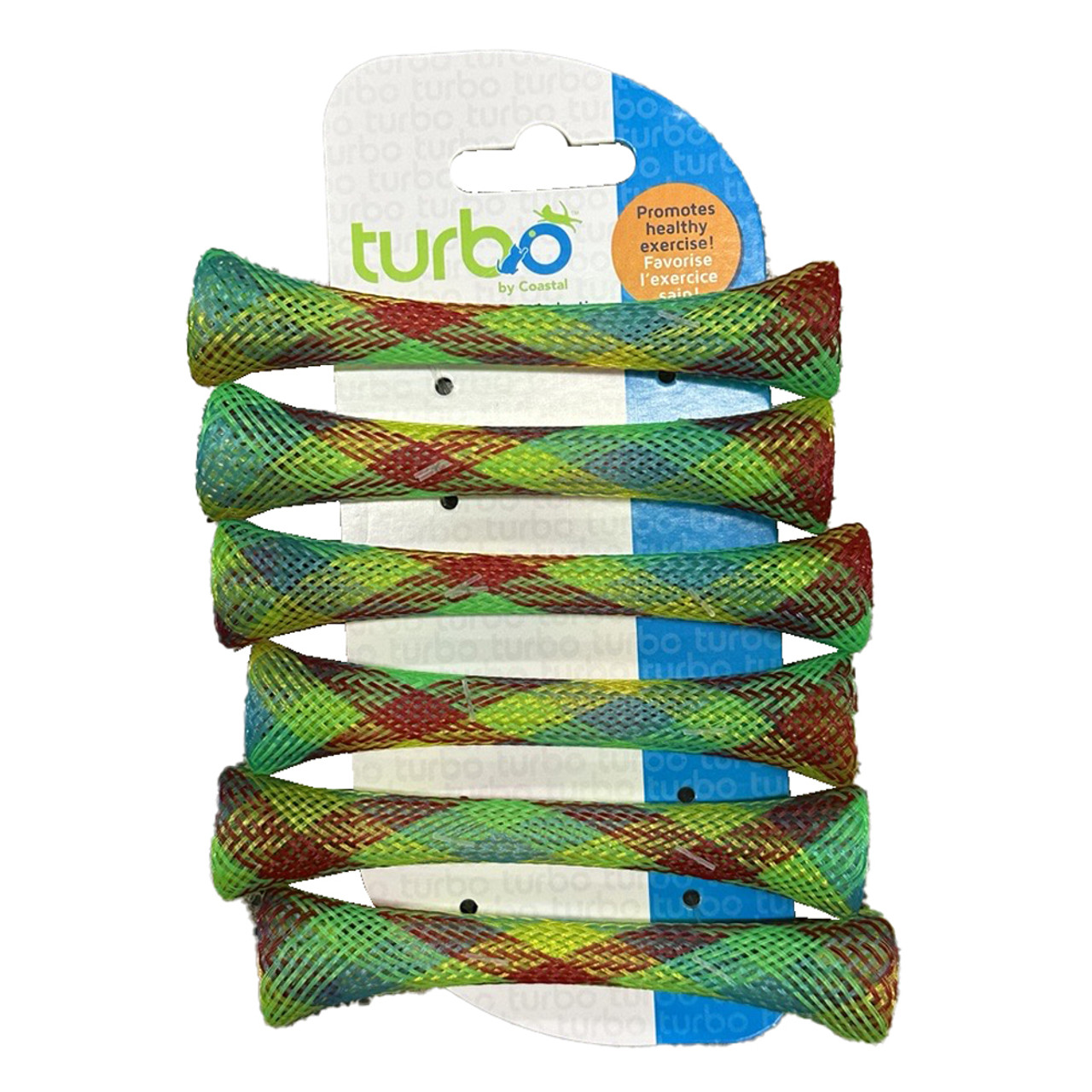 Turbo Extra Long Tubes Interactive Cat Toys, 6-Pack - Front