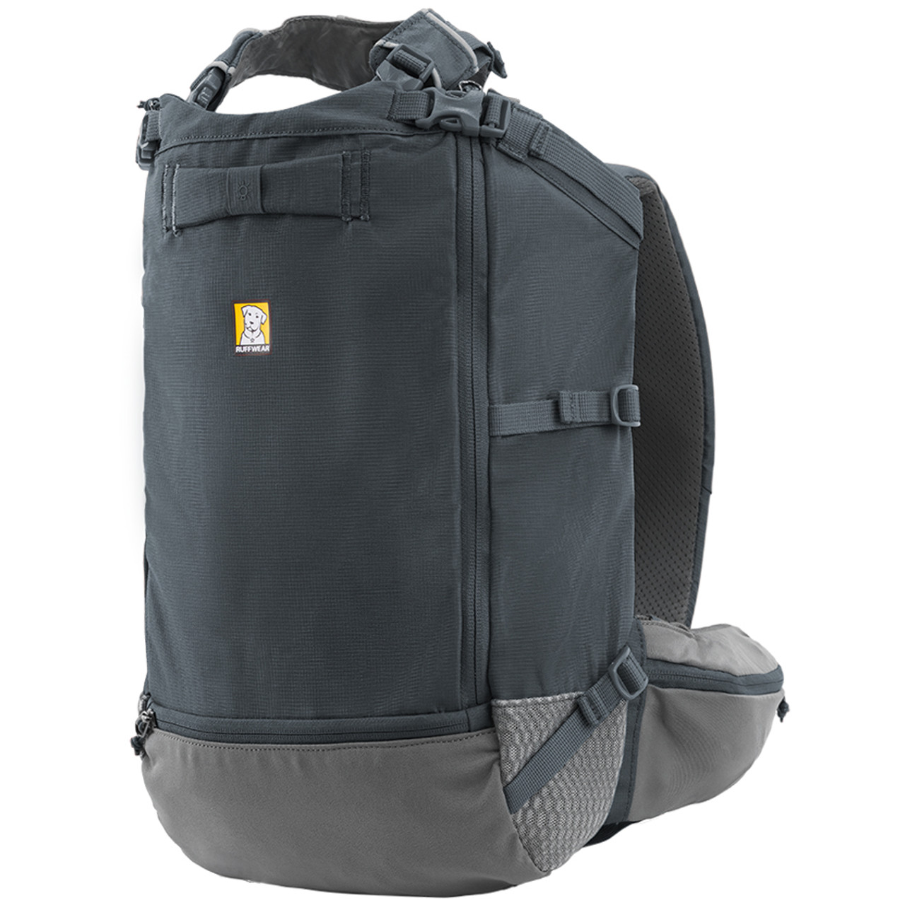 Ruffwear Hitch Hiker Basalt Gray Dog Backpack Carrier - Front