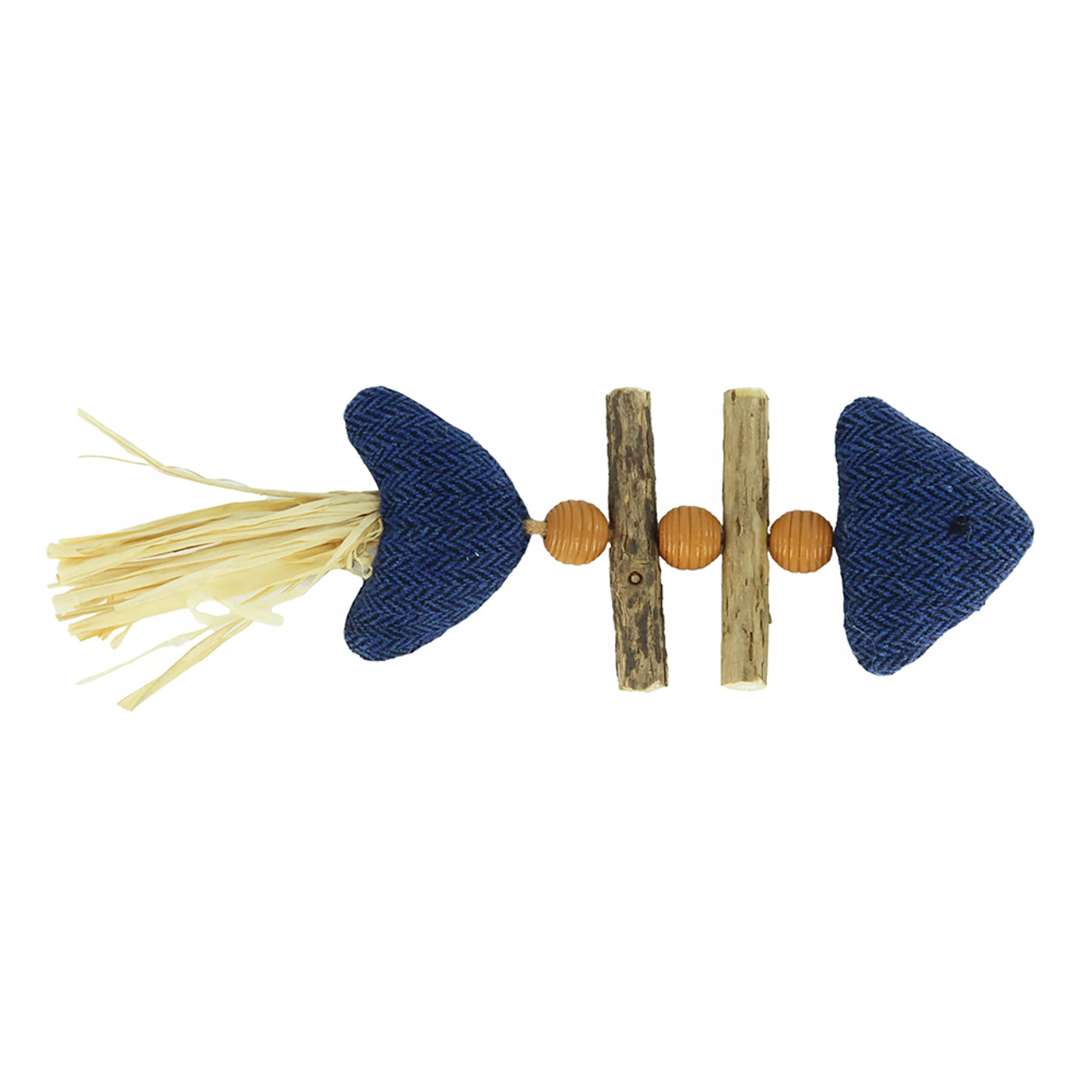 Turbo Blue Fish Dangle Interactive Cat Toy - Front