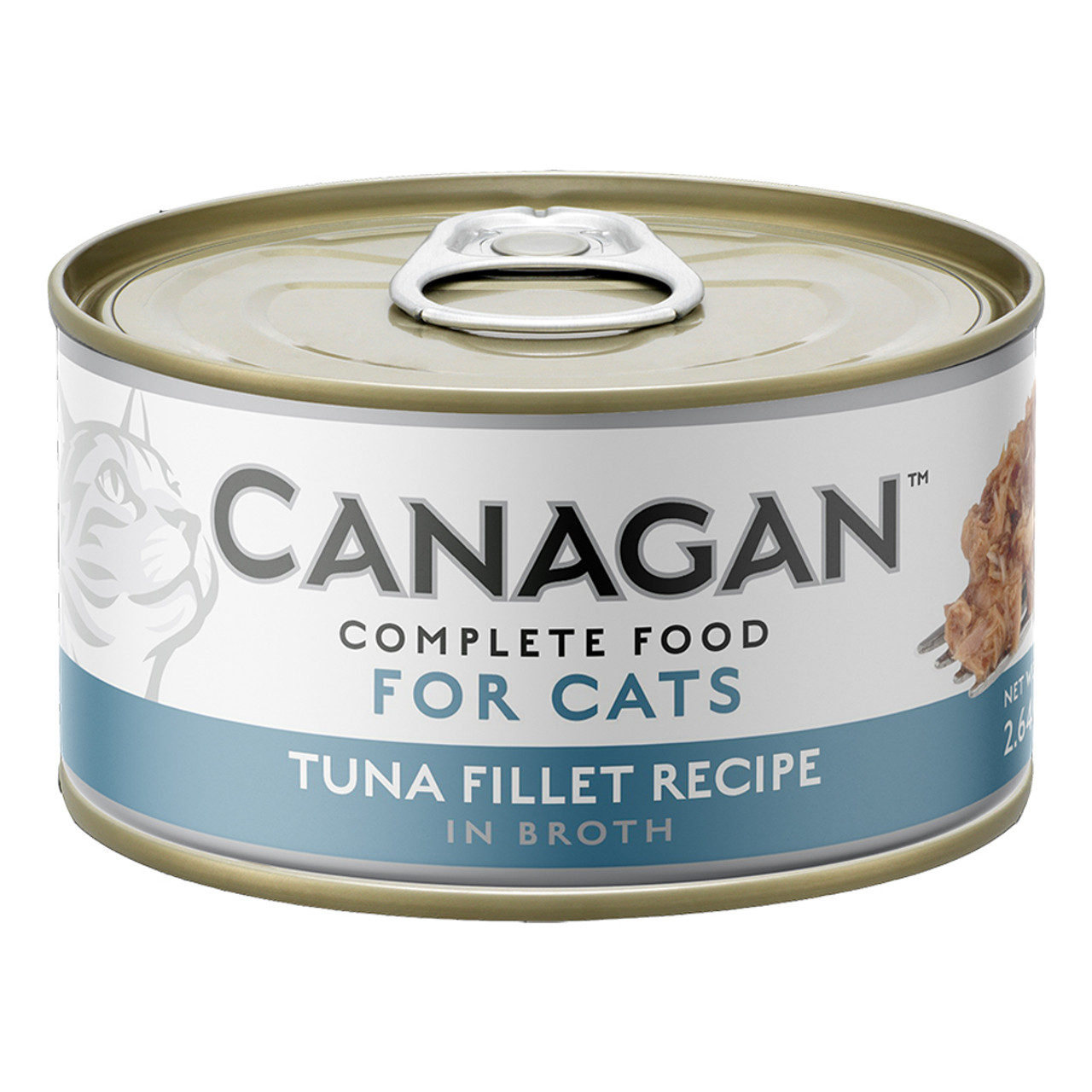 Canagan Tuna Fillet Recipe in Broth Canned Cat Food - Front