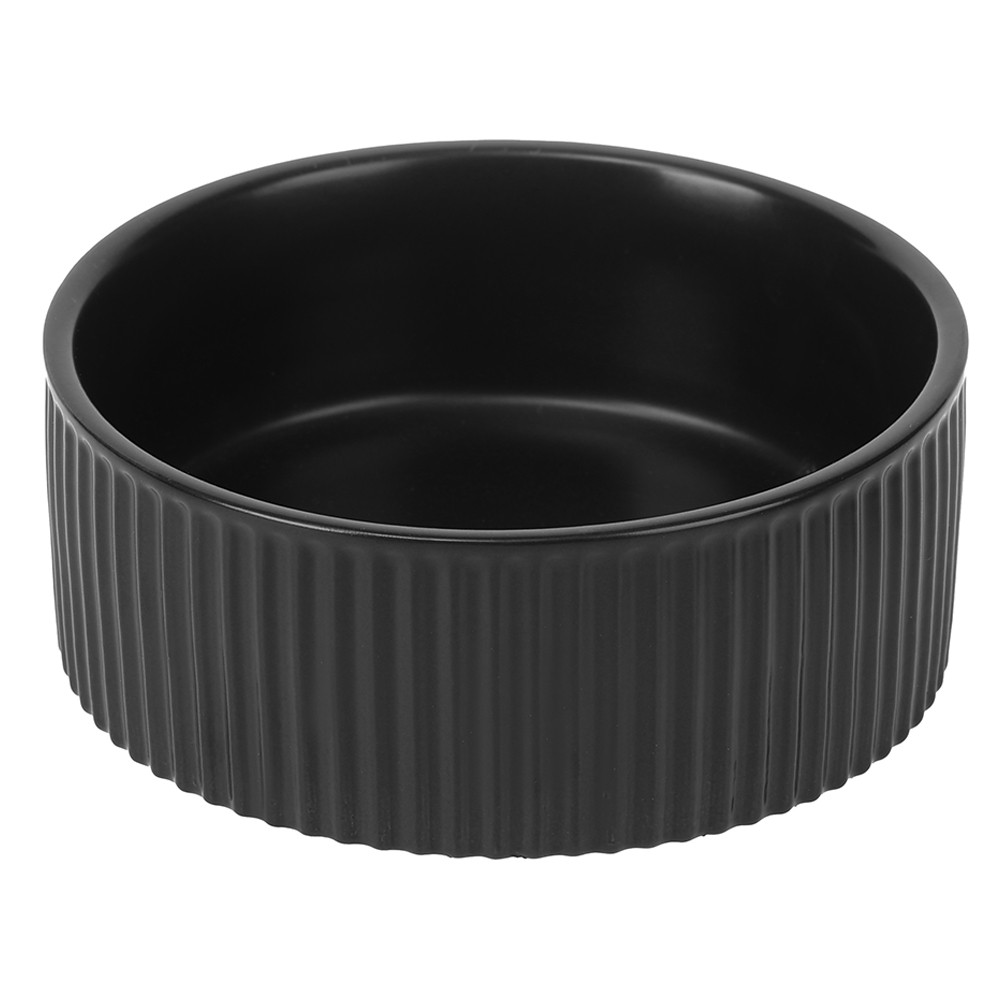 Park Life Designs Black Jardin Dog Bowl - Front