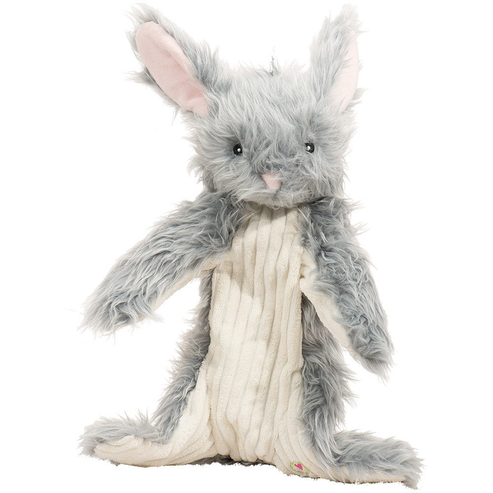 HuggleHounds Birch Bunny X-Brace Durable Plush Dog Toy - Front