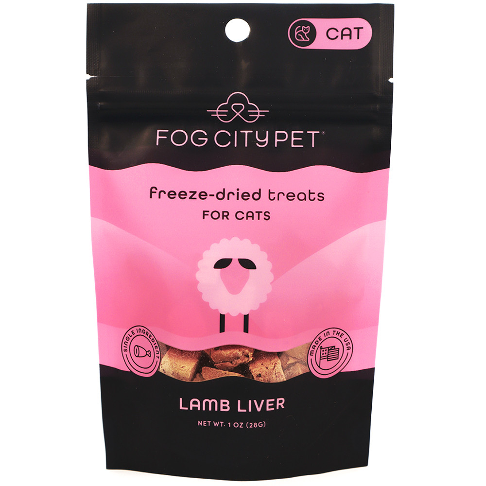 Fog City Pet Lamb Liver Freeze-Dried Cat Treats - Front