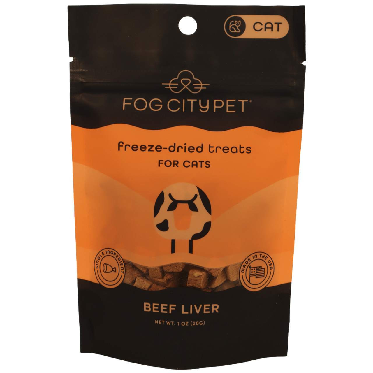 Fog City Pet Beef Liver Freeze-Dried Cat Treats - Front