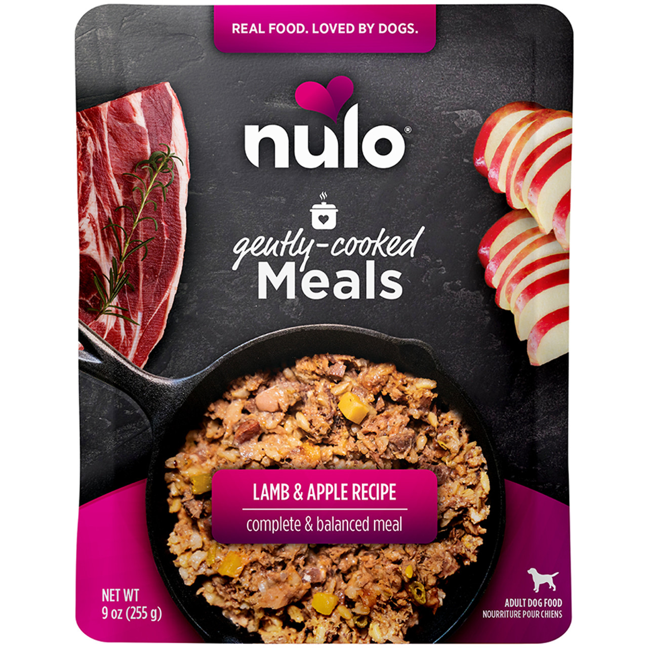 Nulo Gently Cooked Meals Lamb & Apple Recipe Adult Dog Food - Front