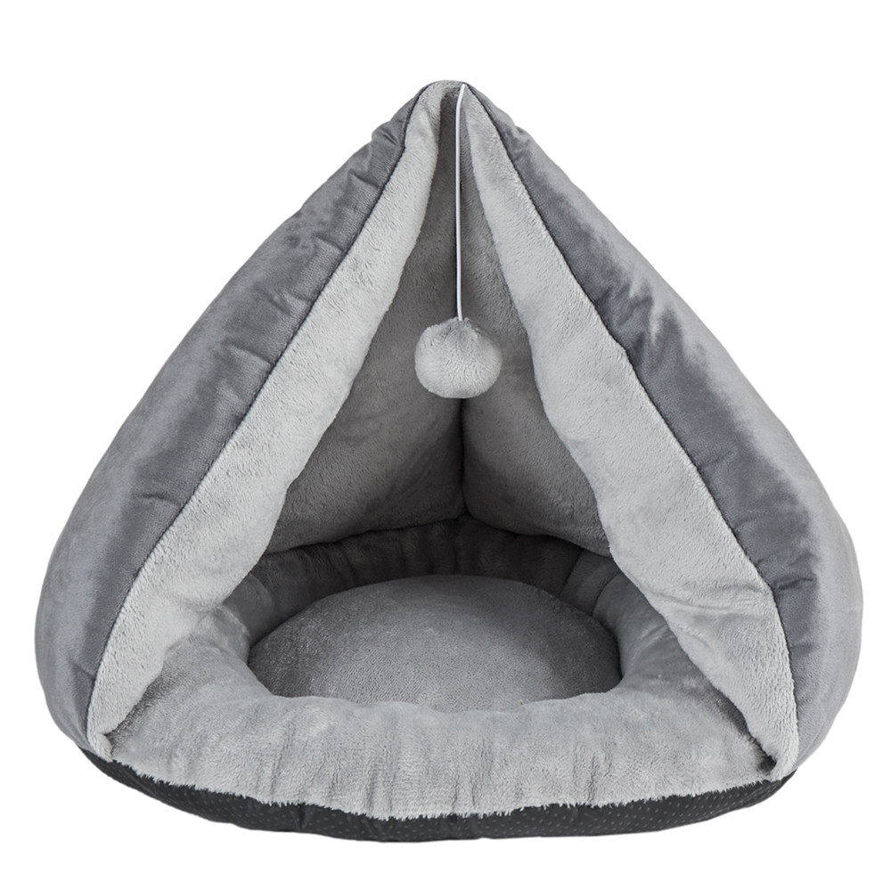 JLA Pets Hooded Snuggler Cat Bed