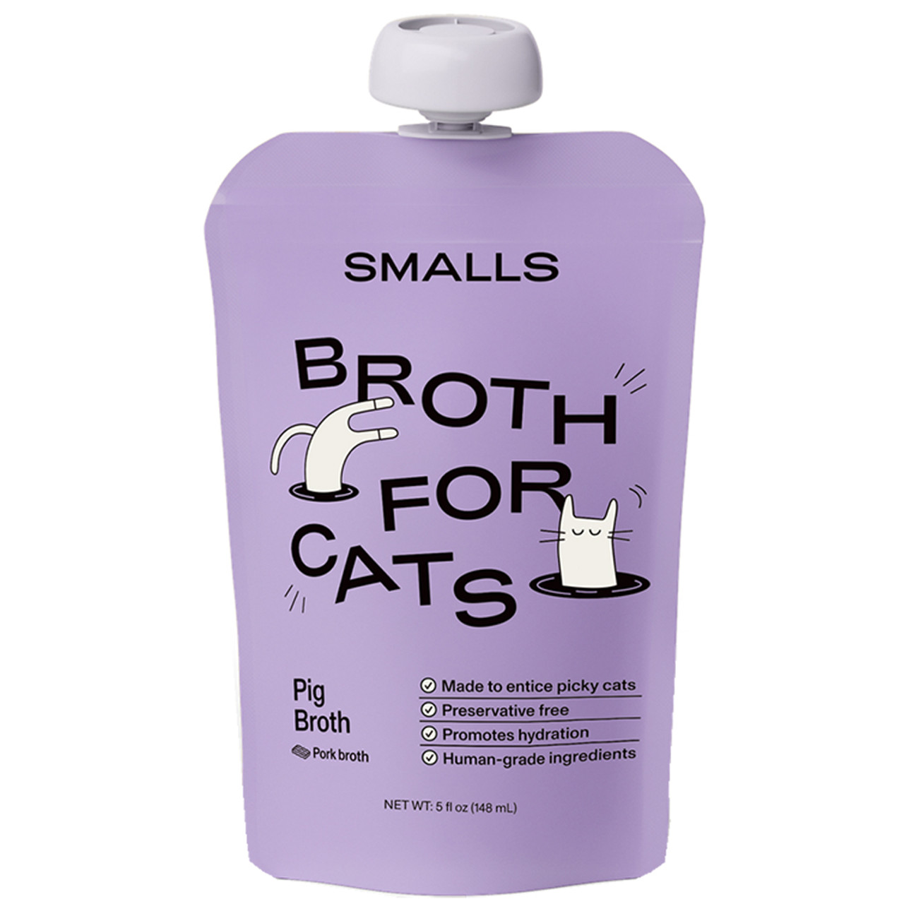 Smalls Broth Pig Broth for Cats - Front