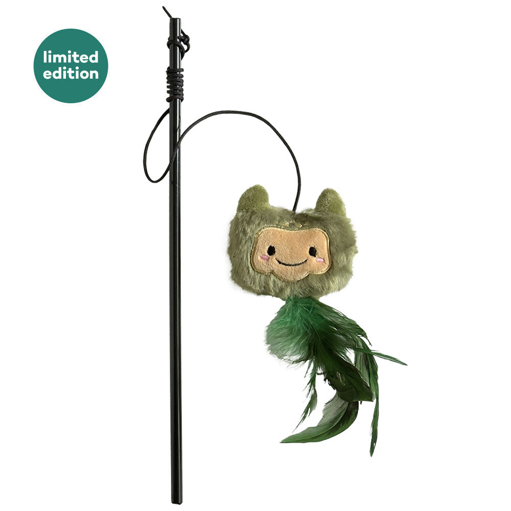 Big Fix Friends Pippin Wand Cat Toy by Snugarooz - Front