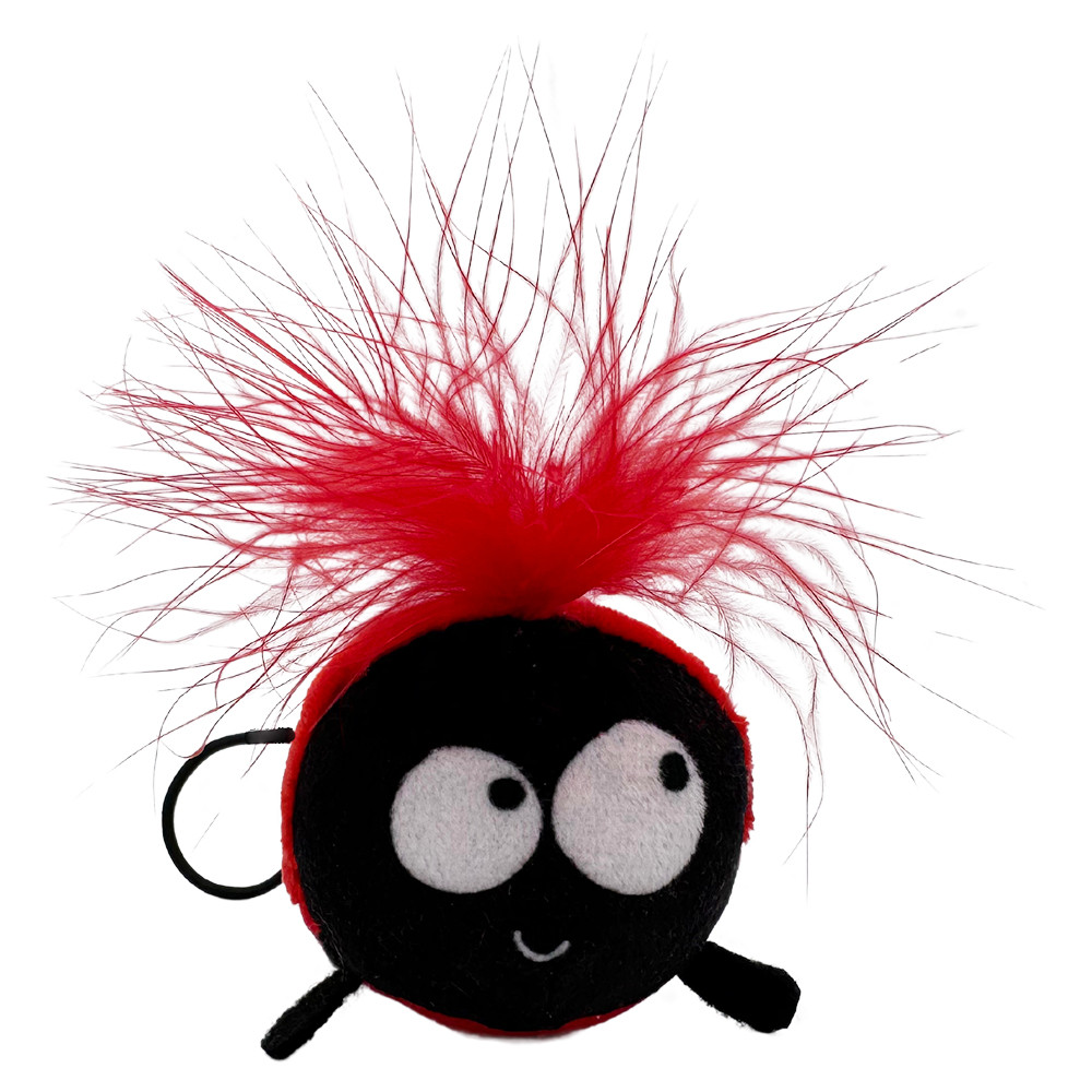 Huxley & Kent Ladybug Flinger Interactive Cat Toy - Front