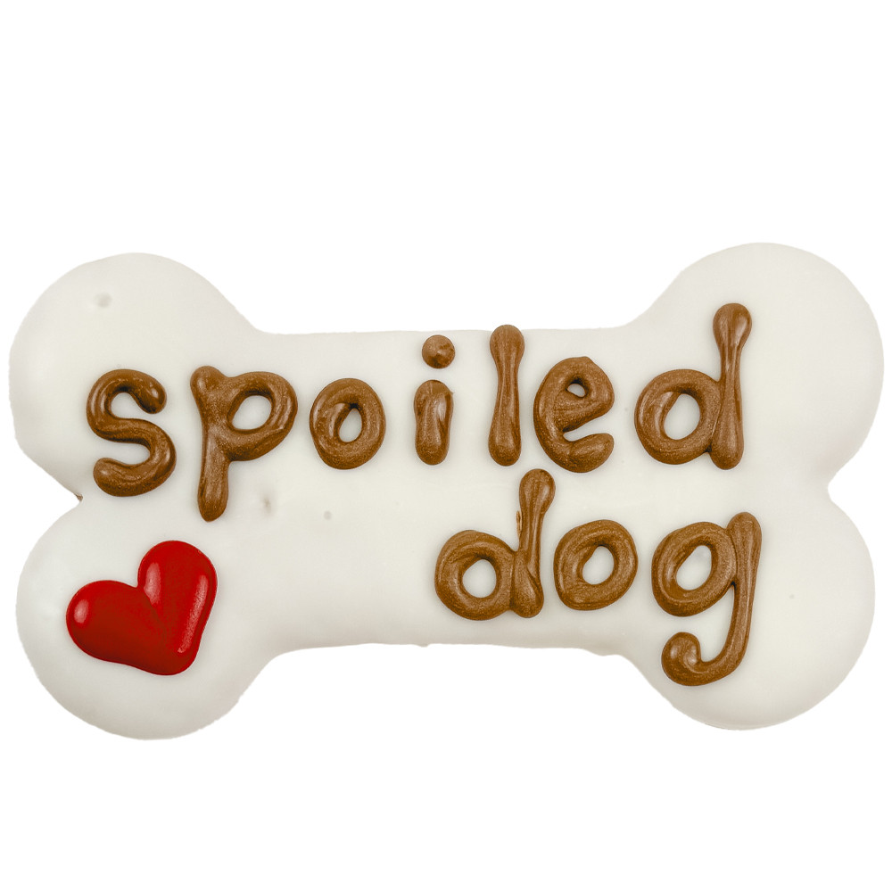 Bosco & Roxy's Canine Classics Spoiled Dog Bone Cookie Dog Treat - Front