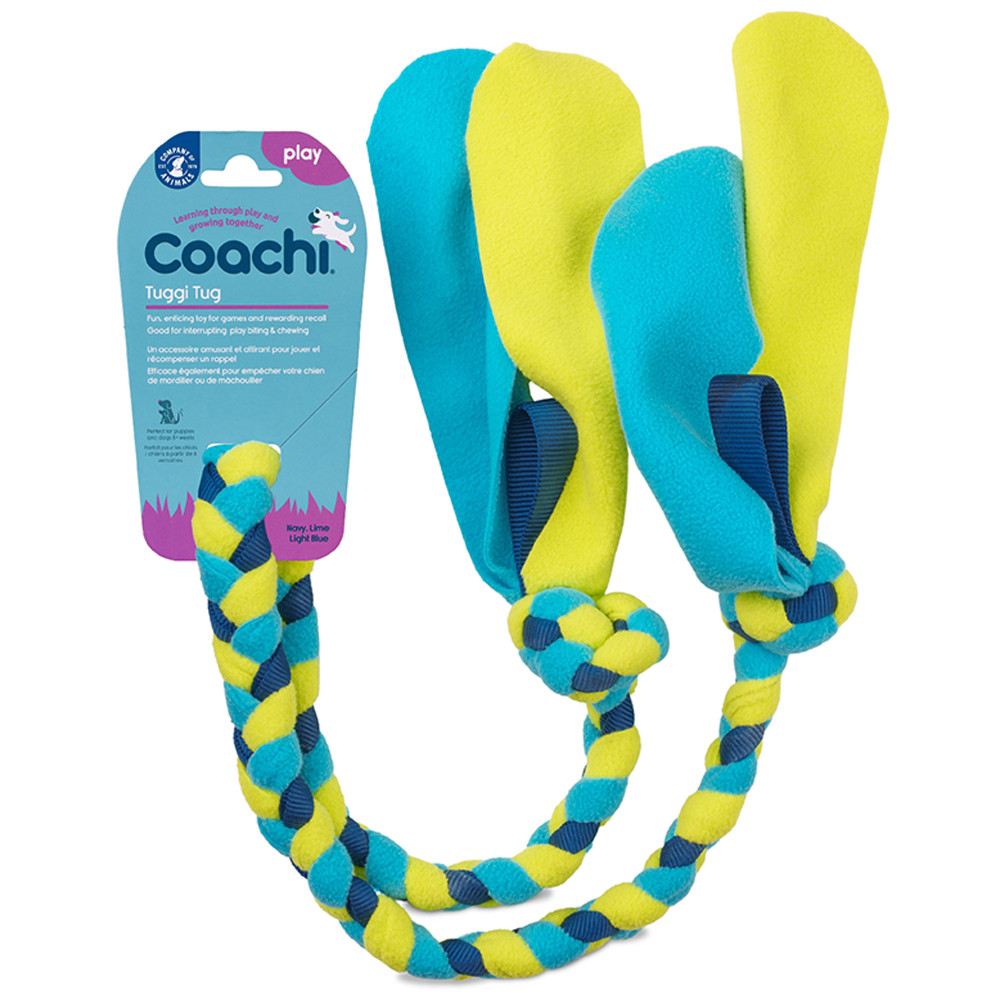 Coachi Tuggi Tug Interactive Dog Toy - Front