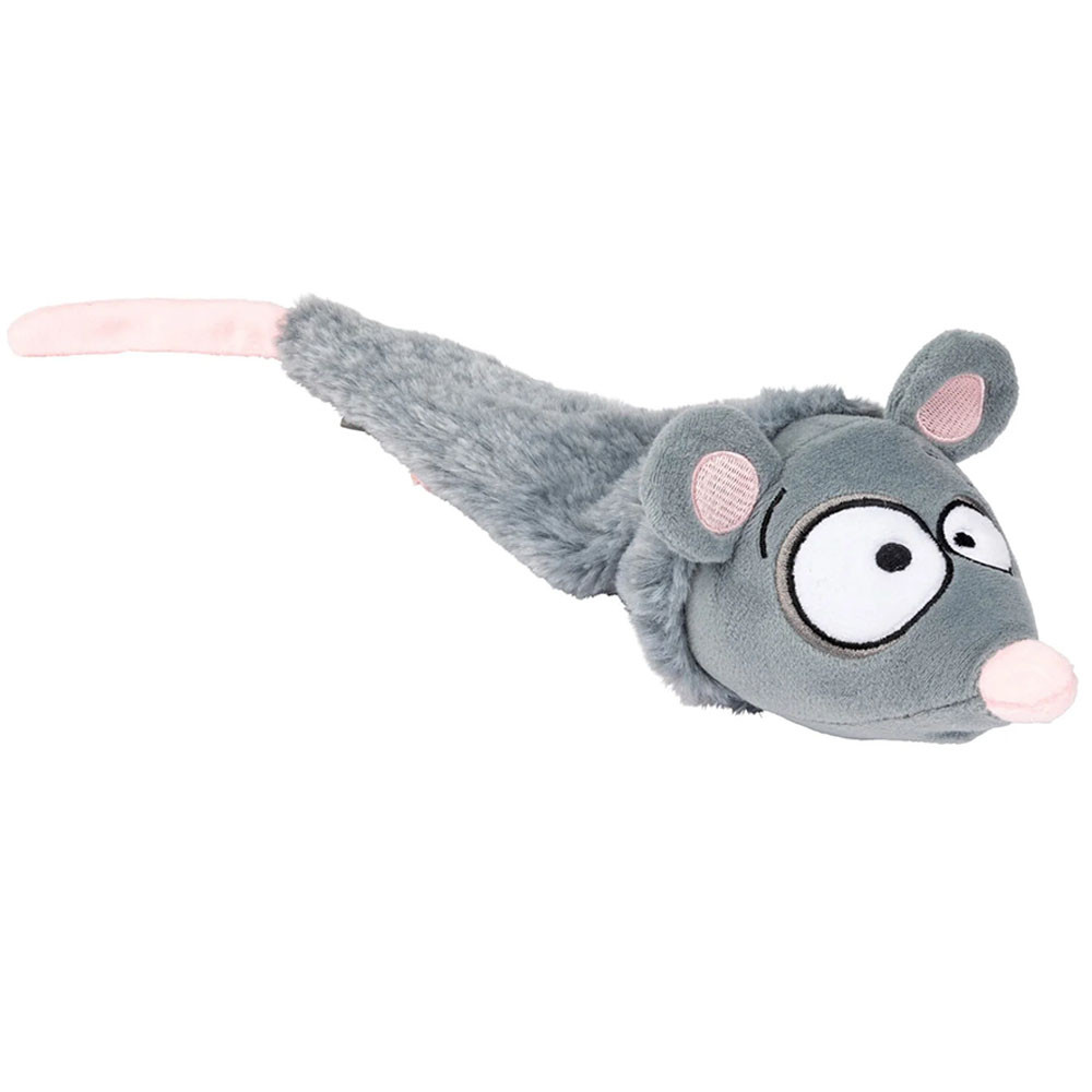 FuzzYard Rack Off Rat The Yeetz Plush Dog Toy - Front