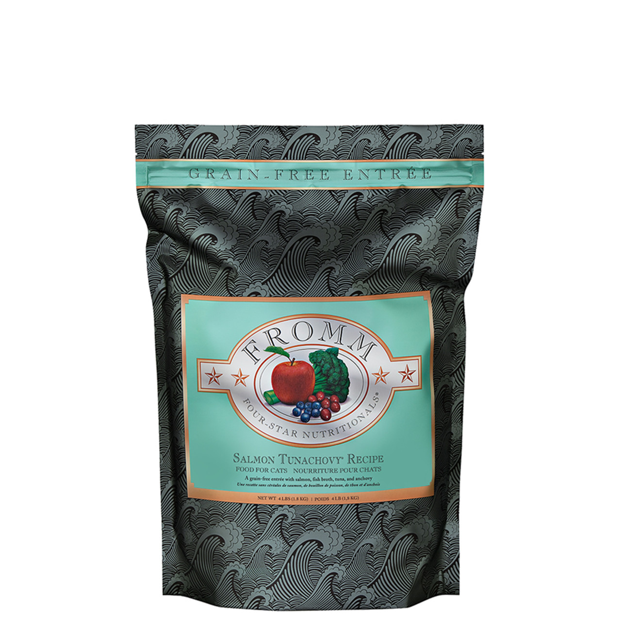 Fromm Four-Star Salmon Tunachovy Dry Cat Food - Front