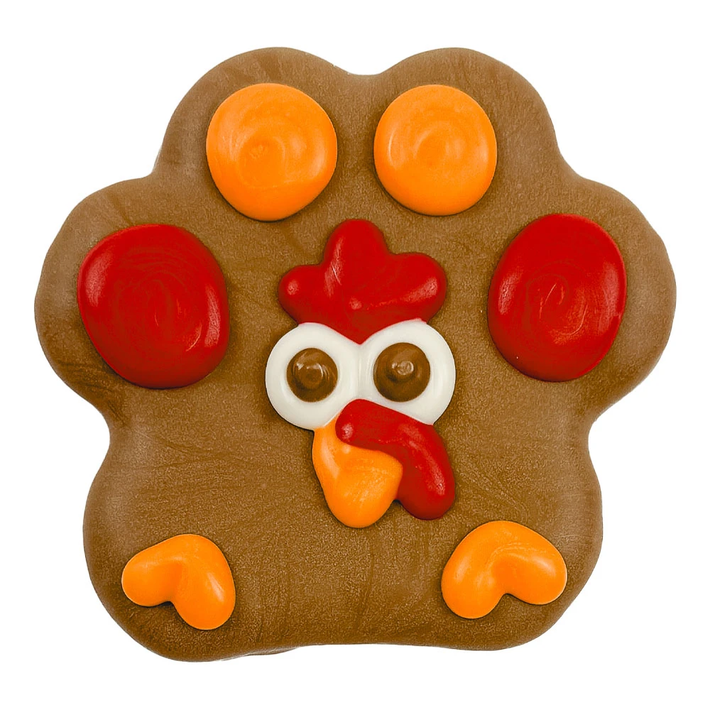 Bosco & Roxy's Fall Gobble Til You Wobble Cookie Dog Treat - Front
