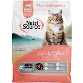 Nutrisource Grain Free Ocean Select w/ Trout, Whitefish Meal & Salmon Complete Recipe Kitten & Adult Dry Cat Food - Front