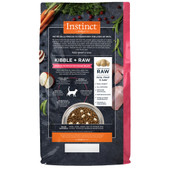 Instinct Raw Boost Grain-Free Recipe w/ Real Rabbit for Indoor Health Dry Cat Food - Back