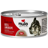 Nulo Paté Beef & Lamb Recipe Kitten & Adult Canned Cat Food - Front