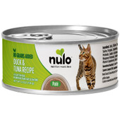 Nulo Paté Duck & Tuna Recipe Kitten & Adult Canned Cat Food - Front, 5.5 oz