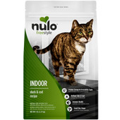 Nulo Freestyle Indoor Duck & Cod Recipe Adult Dry Cat Food - Front, 5 lb