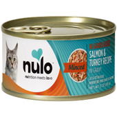 Nulo Minced Salmon & Turkey Recipe In Gravy Kitten & Adult Canned Cat Food - Front