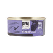 Kiwi Kitchens NZ Grass Fed Venison Dinner Canned Cat Food - Front, 3 oz