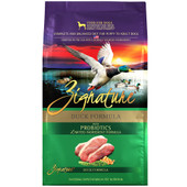 Zignature Limited Ingredient Duck Formula w/ Probiotics Dry Dog Food - Front