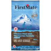 FirstMate Limited Ingredient Chicken Meal w/ Blueberries Formula Dry Dog Food - Front, 25 lb