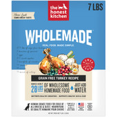 The Honest Kitchen Wholemade Grain Free Turkey Recipe Dehydrated Dog Food - Front, 7 lb