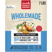 The Honest Kitchen WholeMade Whole Grain Turkey Recipe Dehydrated Dog Food - FRONT, 7 LB