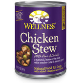 Wellness Homestyle Stew Grain Free Chicken with Peas & Carrots Canned Dog Food - Front, Old Packaging