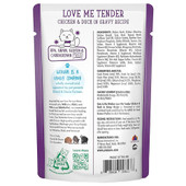 Weruva Cats in the Kitchen Love Me Tender Recipe Wet Cat Food - Back
