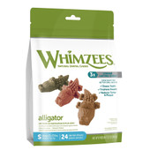 Whimzees Alligator Dog Dental Chews - Front