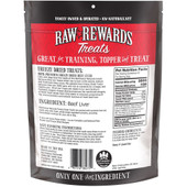 Raw Rewards Beef Liver Freeze Dried Dog & Cat Treats - Back