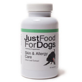 JustFoodForDogs Skin & Allergy Care Gel Capsules for Dogs