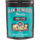Raw Rewards Chicken Breast Freeze Dried Dog & Cat Treats - Front, 10 oz