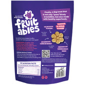 Fruitables Pumpkin & Apple Flavor Baked Dog Treats - Back